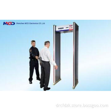 Airport Subway Door Frame Metal Detector , walk thru metal